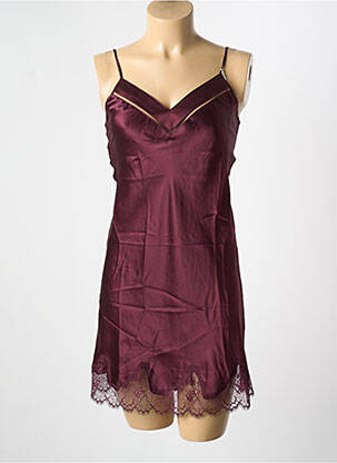 Nuisette/combinette effet matière satinée violet SIMONE PERELE femme