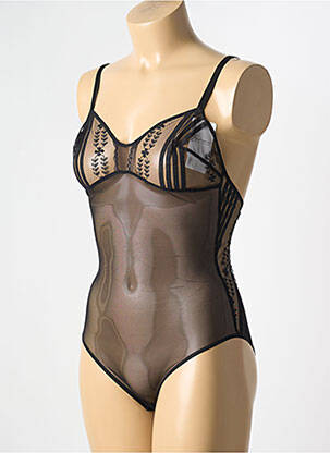 Body lingerie broderie noir SIMONE PERELE femme