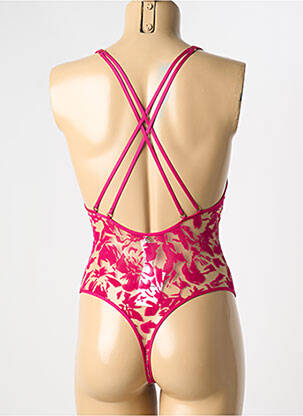 Body lingerie légère et transparente rose AUBADE femme