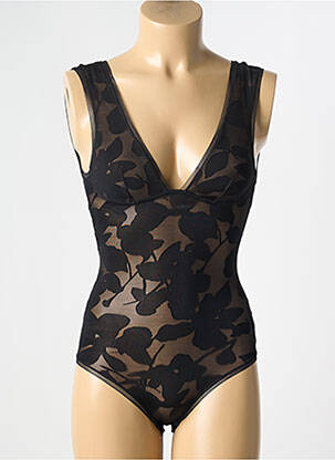 Body lingerie stretch noir MAISON LEJABY femme