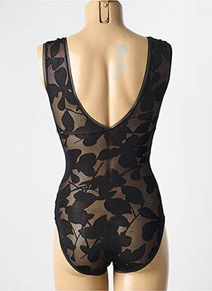 Body lingerie stretch noir MAISON LEJABY femme