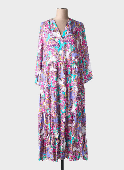 Robe longue violet ROSA FAIA pour femme