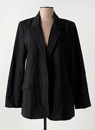 Blazer manches longues noir GRACE & MILA femme