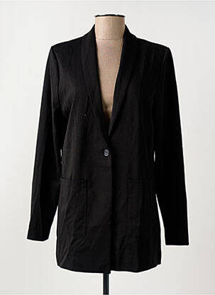 Blazer col châle noir ICHI femme