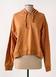 Sweat-shirt à capuche manches longues manches longues orange MINIMUM femme