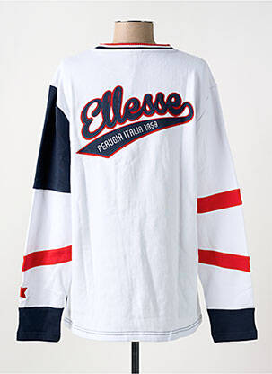 Sweat-shirt manches longues manches longues blanc ELLESSE femme