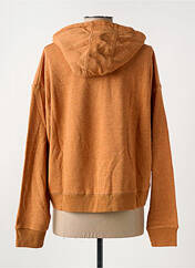 Sweat-shirt à capuche orange MINIMUM pour femme seconde vue