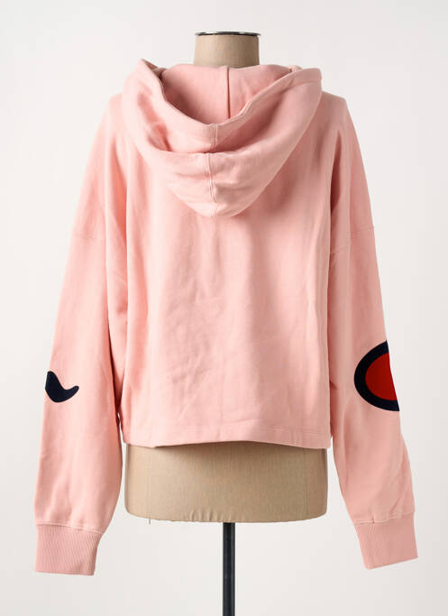 Sweat-shirt à capuche rose CHAMPION pour femme