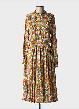 Robe longue vert DANIELLE ENGEL pour femme