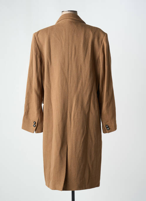 Manteau long marron DANIELLE ENGEL pour femme