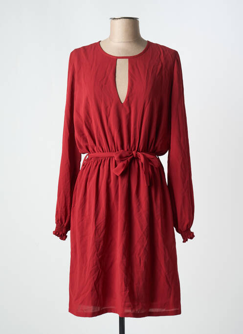 Robe mi-longue orange DANIELLE ENGEL pour femme