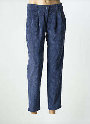 Pantalon droit stretch taille normale bleu DANIELLE ENGEL femme
