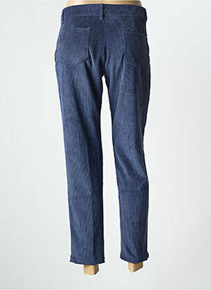 Pantalon droit stretch taille normale bleu DANIELLE ENGEL femme