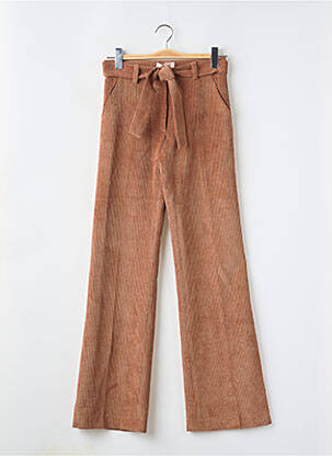 Pantalon flare stretch taille normale marron DANIELLE ENGEL femme
