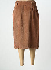 Jupe mi-longue marron DANIELLE ENGEL pour femme seconde vue
