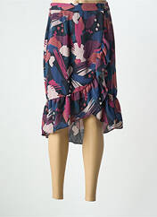 Jupe mi-longue violet DANIELLE ENGEL pour femme seconde vue