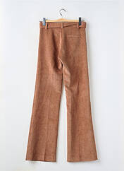 Pantalon flare marron DANIELLE ENGEL pour femme seconde vue