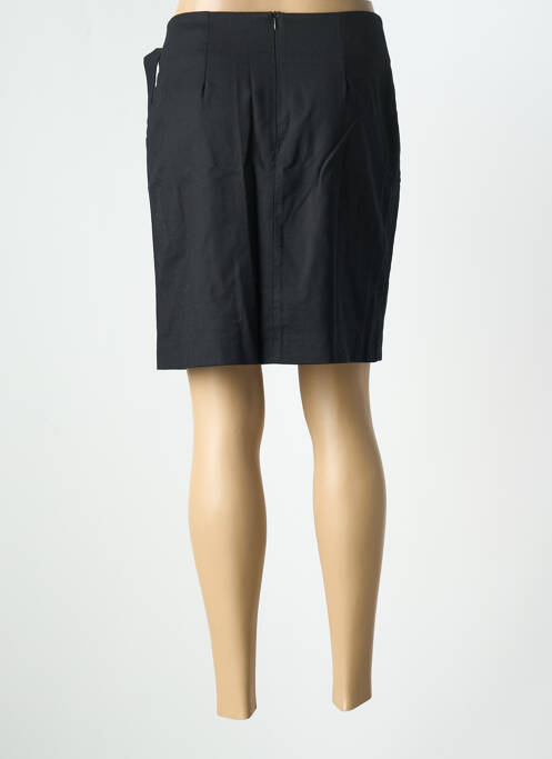 Jupe courte coupe droite noir DANIELLE ENGEL femme