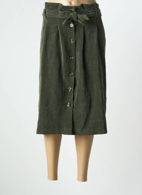 Jupe mi-longue vert DANIELLE ENGEL pour femme