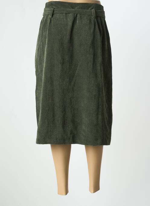 Jupe mi-longue vert DANIELLE ENGEL pour femme