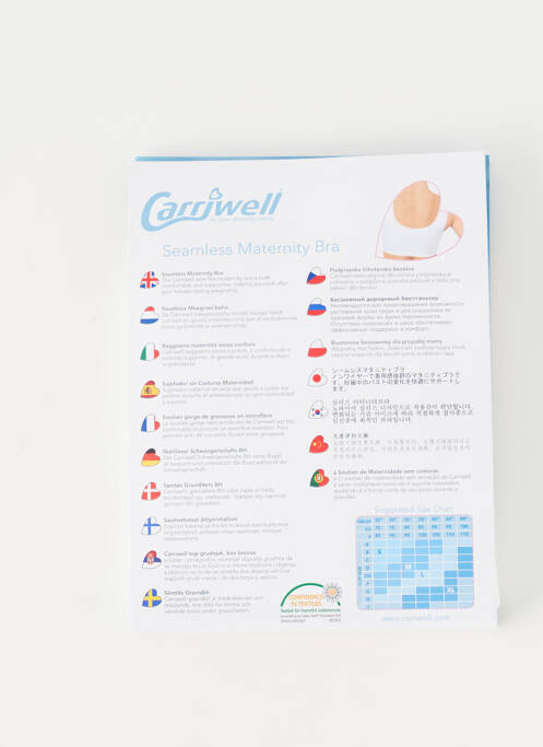 Lingerie maternité blanc CARRIWELL pour femme