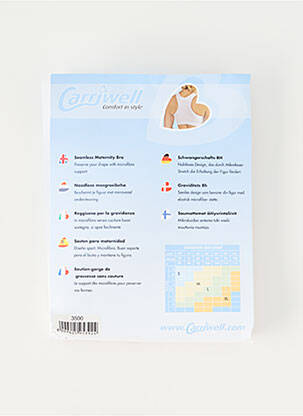Lingerie maternité stretch blanc CARRIWELL femme
