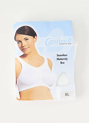 Lingerie maternité stretch blanc CARRIWELL femme