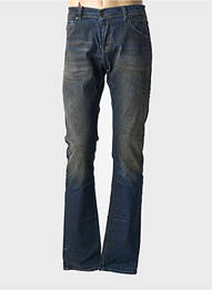 Jeans coupe slim fermeture boutonnée sur le devant taille normale bleu DONOVAN homme