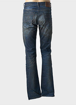 Jeans coupe slim fermeture boutonnée sur le devant taille normale bleu DONOVAN homme