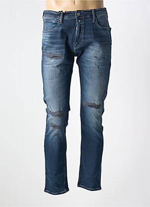 Jeans skinny broderie rivets taille normale bleu TEDDY SMITH homme
