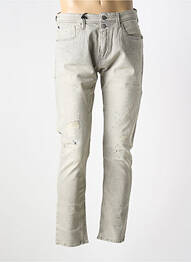 Jeans skinny stretch taille normale gris TEDDY SMITH homme