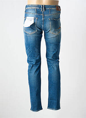 Jeans coupe slim fermeture boutonnée sur le devant taille normale bleu LE TEMPS DES CERISES homme