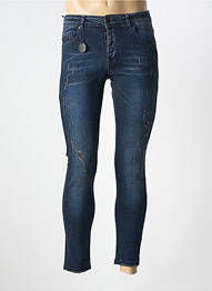 Jeans coupe slim fermeture boutonnée sur le devant taille normale bleu PROJECT X PARIS homme