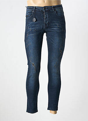 Jeans coupe slim fermeture boutonnée sur le devant taille normale bleu PROJECT X PARIS homme