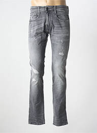 Jeans coupe slim stretch taille normale gris REPLAY homme