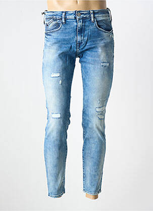 Jeans skinny stretch taille normale bleu LE TEMPS DES CERISES homme