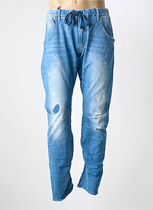 Jeans coupe droite stretch taille normale bleu G STAR homme