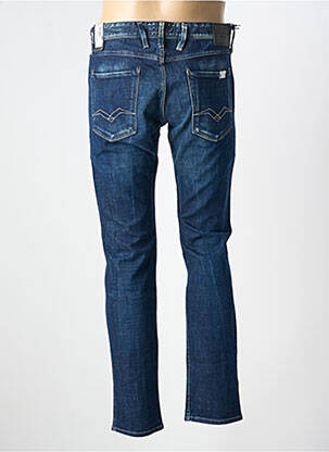 Jeans coupe slim stretch taille normale bleu REPLAY homme