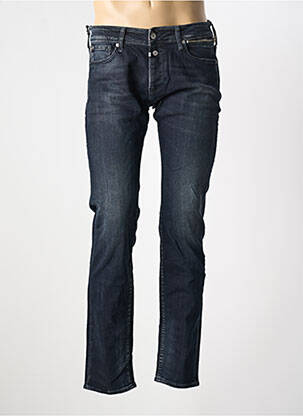 Jeans coupe slim fermeture boutonnée sur le devant taille normale noir LE TEMPS DES CERISES homme