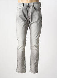 Jeans coupe droite tissage toile taille normale gris G STAR homme