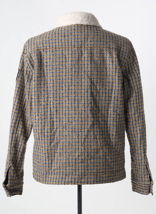 Blouson finition intérieure doublure polaire marron DSTREZZED homme