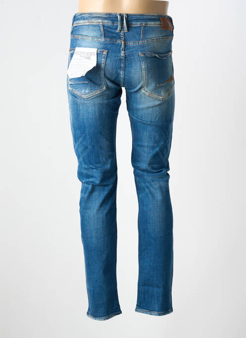 Jeans coupe slim fermeture boutonnée sur le devant taille normale bleu LE TEMPS DES CERISES homme