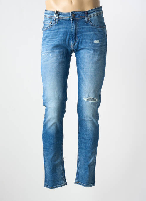Jeans coupe slim stretch taille normale bleu TEDDY SMITH homme
