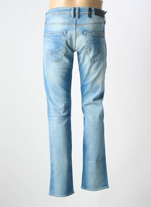 Jeans coupe droite fermeture boutonnée sur le devant taille normale bleu LE TEMPS DES CERISES homme