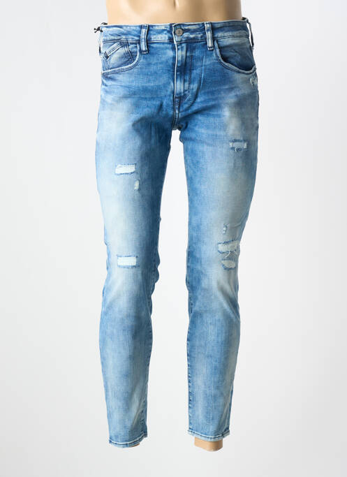 Jeans skinny stretch taille normale bleu LE TEMPS DES CERISES homme