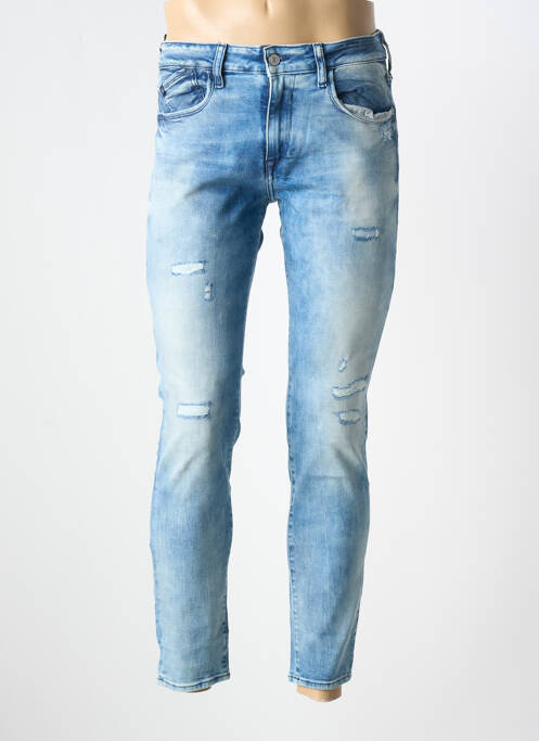 Jeans skinny stretch taille normale bleu LE TEMPS DES CERISES homme