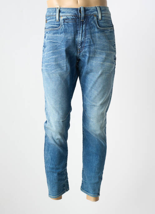 Jeans coupe droite stretch taille normale bleu G STAR homme