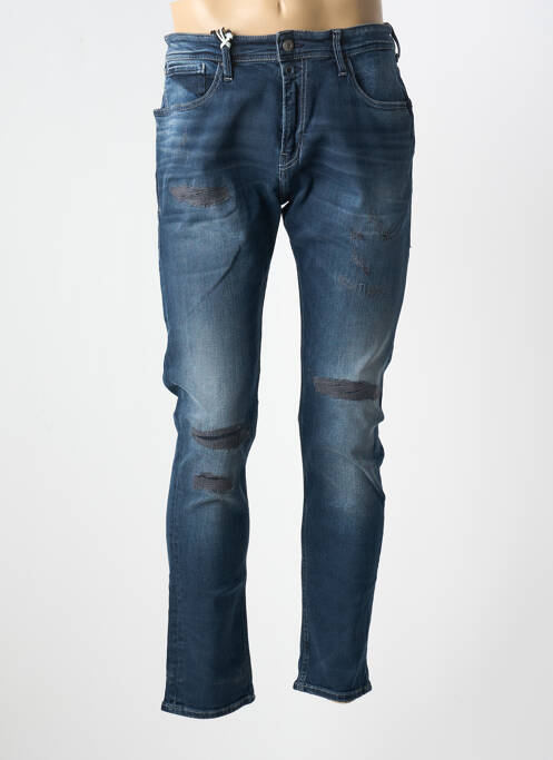 Jeans skinny broderie rivets taille normale bleu TEDDY SMITH homme