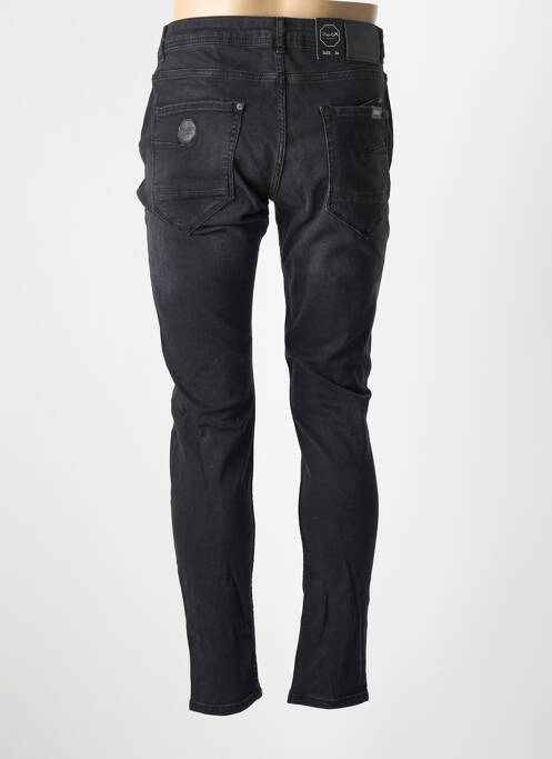 Jeans coupe slim fermeture boutonnée sur le devant taille normale noir PROJECT X PARIS homme