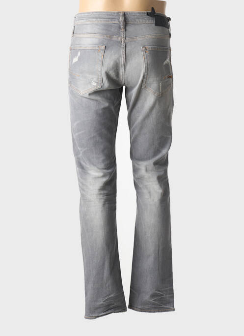 Jeans coupe slim tissage brut taille normale gris LE TEMPS DES CERISES homme